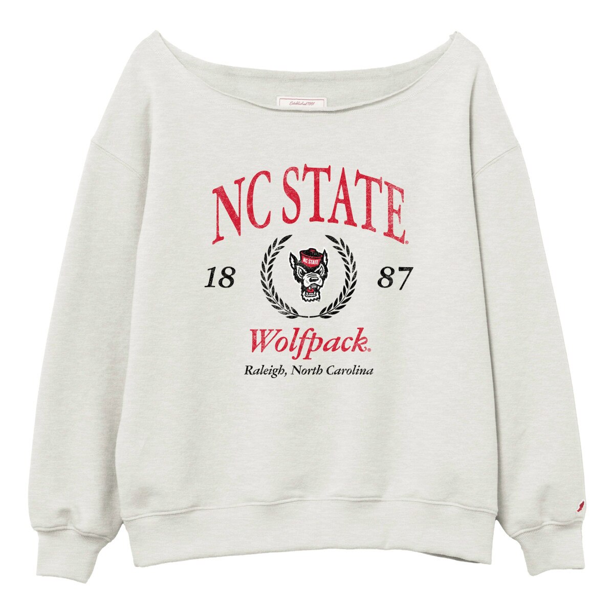 Oatmeal Ladies Tiffany Off-Shoulder